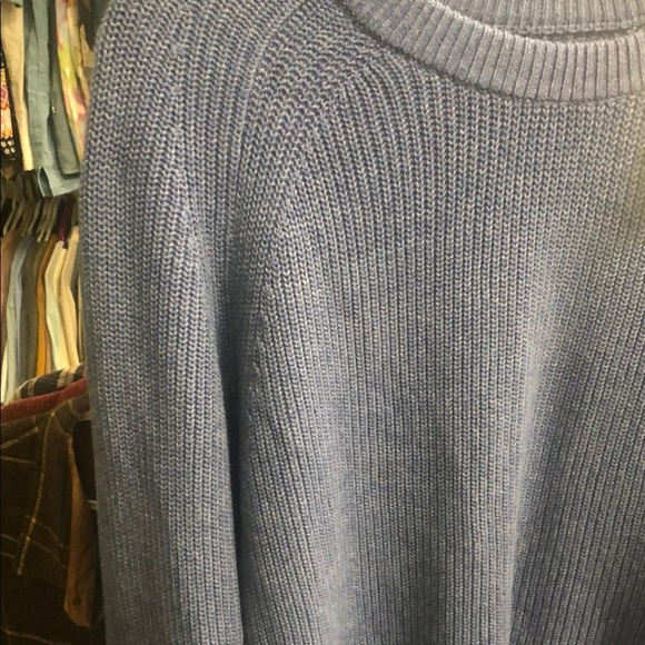 NNO7 Blue Crewneck Sweater with Classic Fit - Picture 3 of 5